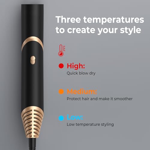 Image of Blow Dryer Brush 5 in 1,Negative Ionic Magic Hair Styler,Hair Dryer Brush with Detachable Air Styler,Hot Air Brush for Women Volumizer,Straightener,Drying