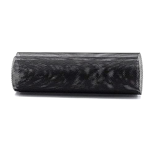 Aluminium Mesh Grille, 100x33cm, 3x6mm Loch Renngitter für Stoßstange, Wasserdichtes und Korrosionsbeständiges (Schwarz)
