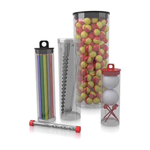 Thin Wall Round Tubes - Clear 2-1/4