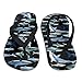 Cndexd Sandals for Boys Girls Flip Flops Fashion Shark Sandals, Lightweight Non-Slip Beach Pool Water Shoes for Kids