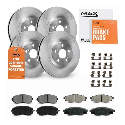 Image of Max Advanced Brakes Front & Rear Brake Kit For Subaru Forester