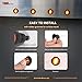 TMH 50 pcs 3/4 Inch Mount Amber 3 LED Mini Round Trailer Side Marker Indicator Lights Clearance Button Signal Lamps Universal for Trucks Lorry Boat Pickup Bus Caravan RV Waterproof Sealed Bulbs 12V DC