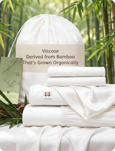 Bedsure Bamboo Viscose Sheet Set