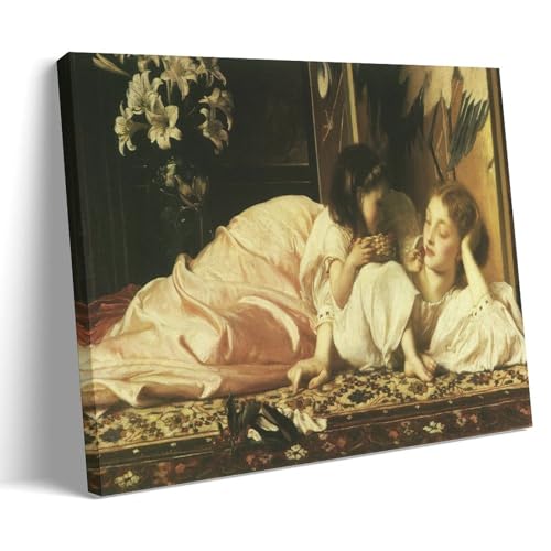 Impression sur toile Frederic Leighton pour sublimer une décoration de salon chaleureuse