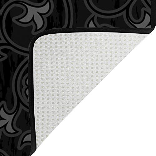 Tapis orientaux élégants en tissu polyester coton stretch