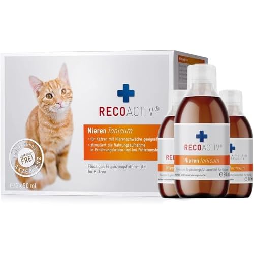 RECOACTIV® Nieren Tonicum für Katzen - Kurpackung 3x90 ml