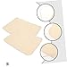 balacoo 2pcs Washable Dog Pee Mat Non- Absorbent Pet Urine Training Pad Reusable Pet Pee Pads for Use Lightweight Portable Design Light Stripe