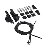Zeroupshop Sonnendach Glaskabel Halterung Schieber Kit AP360198, 77368445, für Jeep für RENEGADE 2015-2021 Direct Replacement Repair Parts Plastic Assembly