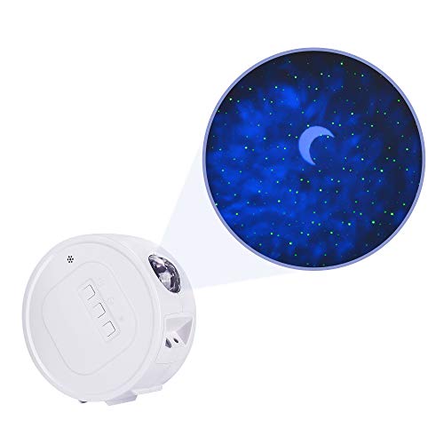 KPCB Tech Proyector de Luz Estelar 3 en 1 Starry Night Sky con Nebula Star y Moon Operado por USB