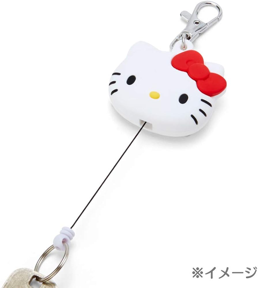 Sanrio My Melody Face Reel Keychain, Pink, 189472 at Amazon
