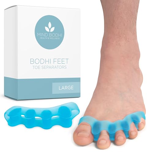 Mind Bodhi Toe Separators/Toe Spacers - For Men and Women - Large Size Blue