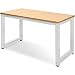 Produktbild Merax Schreibtisch Computertisch PC Tisch Bürotisch Officetisch Stabile für Zuhause Büro Schlafzimmer Rleichterte Montage,120 x 60 x 75cm (Light Oak)
