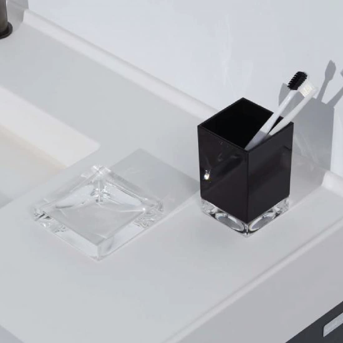 Kartell Boxy Porta Spazzolino, Bianco, 7x7x12 cm