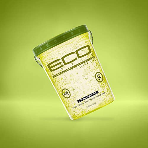 Eco Style Gel Olive Oil Styling Gel - Adds Shine And Tames Split Ends - Delivers Moisture To The Scalp - Nourishes And Repairs - Provides Weightless And Superior Hold - Ideal For All Hair - 80 Oz #TOP2