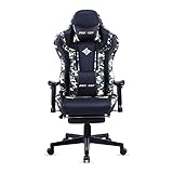 DOXACEF Massage Gaming Chair with Footrest...