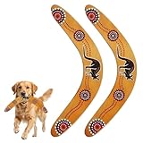 KbouZgxa 2 Stück Bumerang Set, Sportliche Rückkehr-Flugobjekte, Outdoor Aktivitäten Für Anfänger, Training Mit Hunden, Einfache Handhabung, Ideal Für Outdoor Spiele, Camping Und Familienaktivitäten