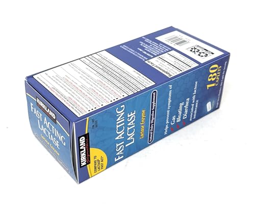 Kirkland Signature Fast Acting Lactase - 180 Caplets by KIRKLAND - Image 2