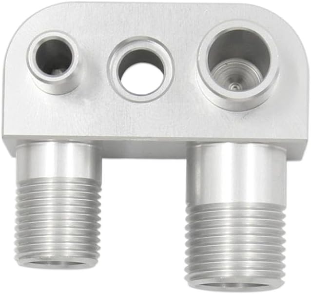 A C Line Compressor Adapter Fitting Compatible With LSX LS2 Engine Swap
