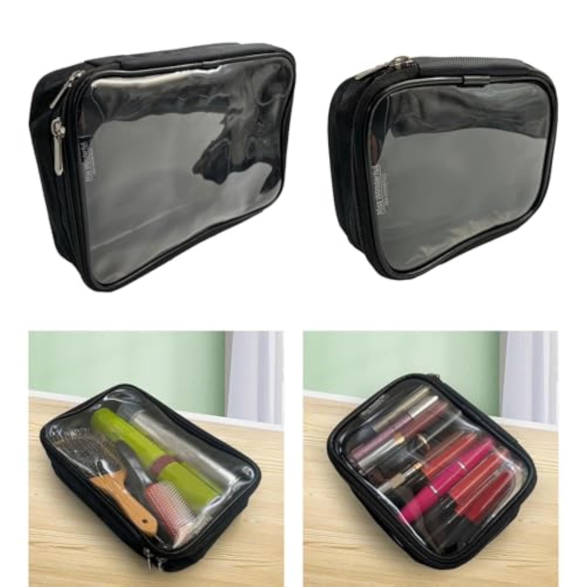 Clear Makeup Bag Multipurpose Zipper Toiletry Bag