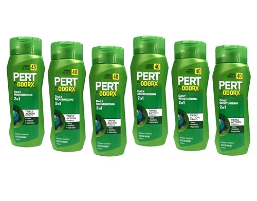 Pert Plus OdorX Daily Moisturizing 2-in-1 Shampoo & Conditioner (13.5 fl oz., 6 Pack)