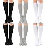 【Protection & Look tendance】 Avec une longueur de 40,5 cm (jusqu'au-dessus de la cheville), ces chaussettes de volleyball offrent une protection supplémentaire contre les frottements causés par les chaussures. Votre look moderne d'inspiration japonaise en fait un atout de choix avec des tongs, des baskets ou des sandales.'