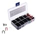 Baoblade Baoblaze 1 Box/1500 Pieces Universal Badminton Racket Racquet Grommets Eyelets Replacement Stringing Accessories Gear Equipment - Black