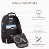 SWISSGEAR 1900 ScanSmart TSA Laptop Backpack Fits 17 Inch Laptop with RFID Protection and Tablet Pocket, Black, 19-Inch