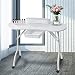 T-LoVendo 8.606 Mesa de Manicura Plegable con Ruedas - Blanca