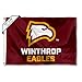 College Flags & Banners Co. Winthrop Eagles Boat and Golf Cart Flag