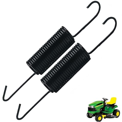 Wilsnsun GX21582 GX20377 Deck Belt Tension Spring Fits John Deere L120 L130 D140 D150 D155 D160 D170 G110 LA130 LA140 LA145 LA150 LA155 LA165 LA175 L2048 L2548 X140 145 165 Sabre 1642HS 1742HS(2PCS)