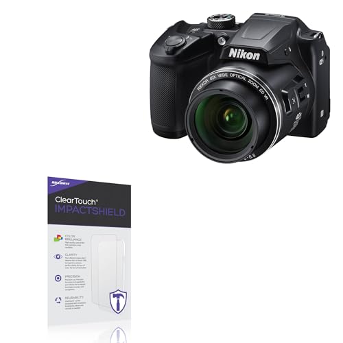 BoxWave Screen Protector Compatible With Nikon Coolpix B500 - ClearTouch ImpactShield (2-Pack), Impenetrable Screen Protector Flexible Film