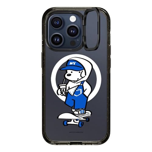 CASETiFY �C���p�N�g�����O�X�^���h MagSafe�Ή� iPhone 15 Pro �P�[�X [MIL�K�i���� (3x MIL-STD-810G) / 2m����̗����������N���A / MagSafe �ɑΉ�] - Skater JOHN (Overa