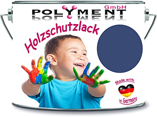 Polyment GmbH - Vernice protettiva per legno, resistente alle intemperie, protezione a lungo termine dalle intemperie, colore di protezione per legno RAL 5000 viola