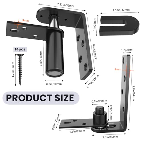 Kimsofunny Saloon Door Hinges 304 Stainless Steel Swinging Door Hinge thumb #3