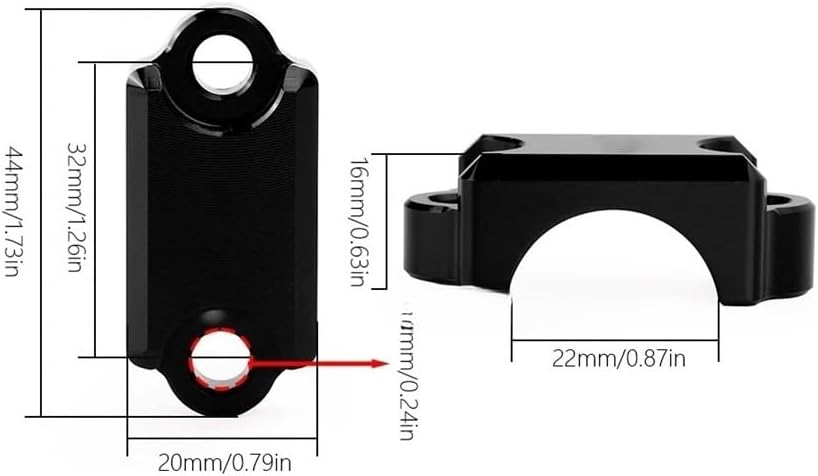 Motorbike Handlebar Risers For XR 125 150 190 230 250 400 600 650 Brake For Master Cylinder Bar Clamp Cover XR125 XR150 XR190 XR650 XR400 Accessories