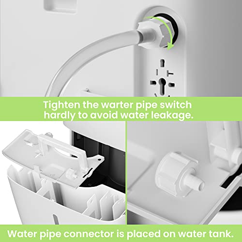 Waykar 120 Pints Energy Star Dehumidifier For Spaces Up To 6,000 Sq. Ft At Home, In Basements And Large Rooms With Drain Hose And 1.14 Gallons Water Tank #TOP6