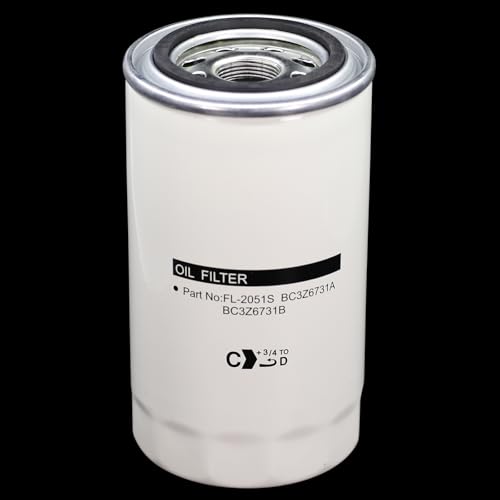 FL2051S Oil Filter Compatible with 2011-2022 Ford F250 F350 F450 F550 F650 F750 6.7L Powerstroke Diesel Engine Replace BC3Z-6731-B BC3Q-6714-CA