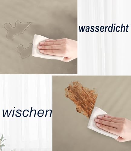 Hundebett mittelgroße Hunde für Hundebox Wasserdicht, Abnehmbarer Hundebettbezug mit Reißverschluss gegen Haaranhaftung