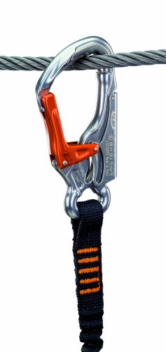 Climbing Technology K-Advance Shell Moschettone Doppia Leva con Rinforzo Acciaio, Arancione