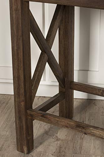 Hillsdale Furniture Willow Bend Stationary Backless Counter Height Stools, Set of 2, Antique Brown Walnut - Image 6