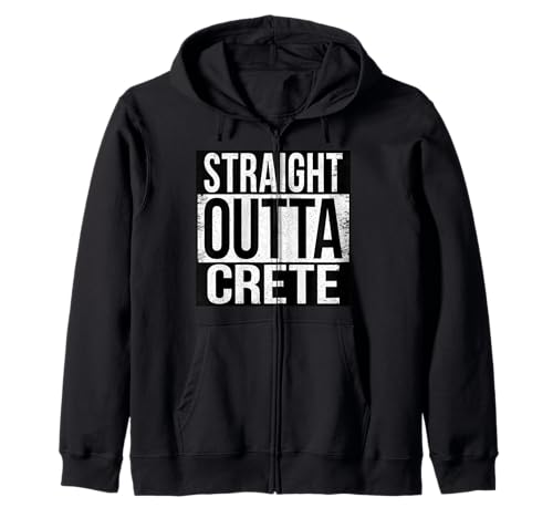 Straight Outta Creta Sudadera con Capucha