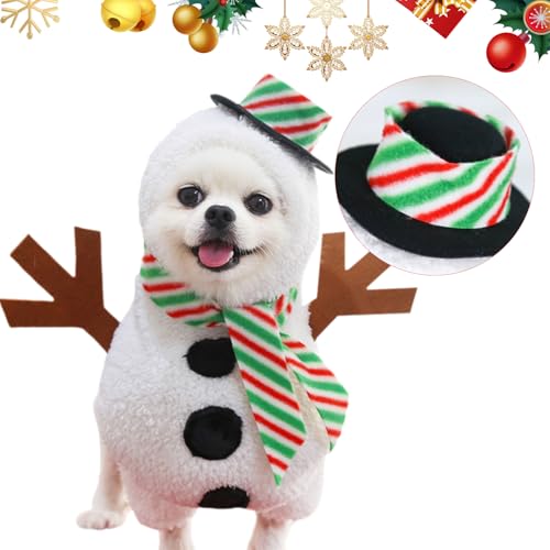 Disfraz de Muñeco de Nieve para Perro Mediano miniatura 6
