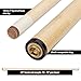 OUTLAW OL22 Cherry Pool Cue - Cherry Stained Maple with Branded 8 and Barbs Design - 19oz