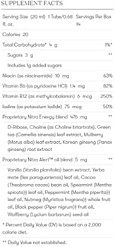 NingXia Nitro Cognitive Fitness 14- 0.68fl oz ( 20ml) Tubes by Young Livng  Essential Oils