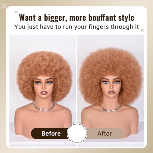 Perruque afro moelleuse pour changer de look sans effort