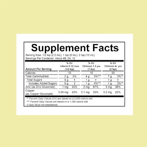 image for CHILDLIFE ESSENTIALS Liquid Zinc Plus for Kids & Toddler - Liquid Supp