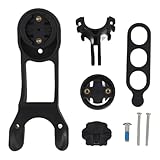Serenophile Supporto per computer da bici in lega di alluminio per manubrio integrato H11 H36, supporto di estensione regolabile compatibile con Garmin per Bryton Cateye, vestibilità sicura per
