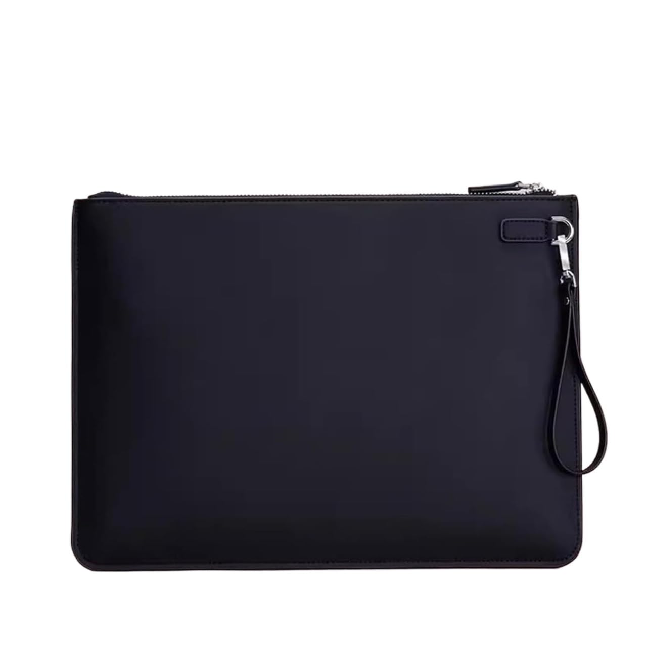 Etui na dokumenty ze skóry PU, teczka na dokumenty, wielokolorowe, 24,8 x 34,5 cm(Black)