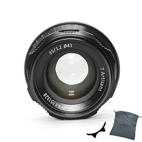 7artisans 35mm F1.2 APS-C Manual Focus Lens for Nikon Z6 Z7 Z50-Black