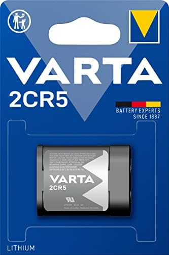 VARTA Batteries Electronics 2CR5 Professional Lithium battery 1-pack, Battery in original blister pack of 1